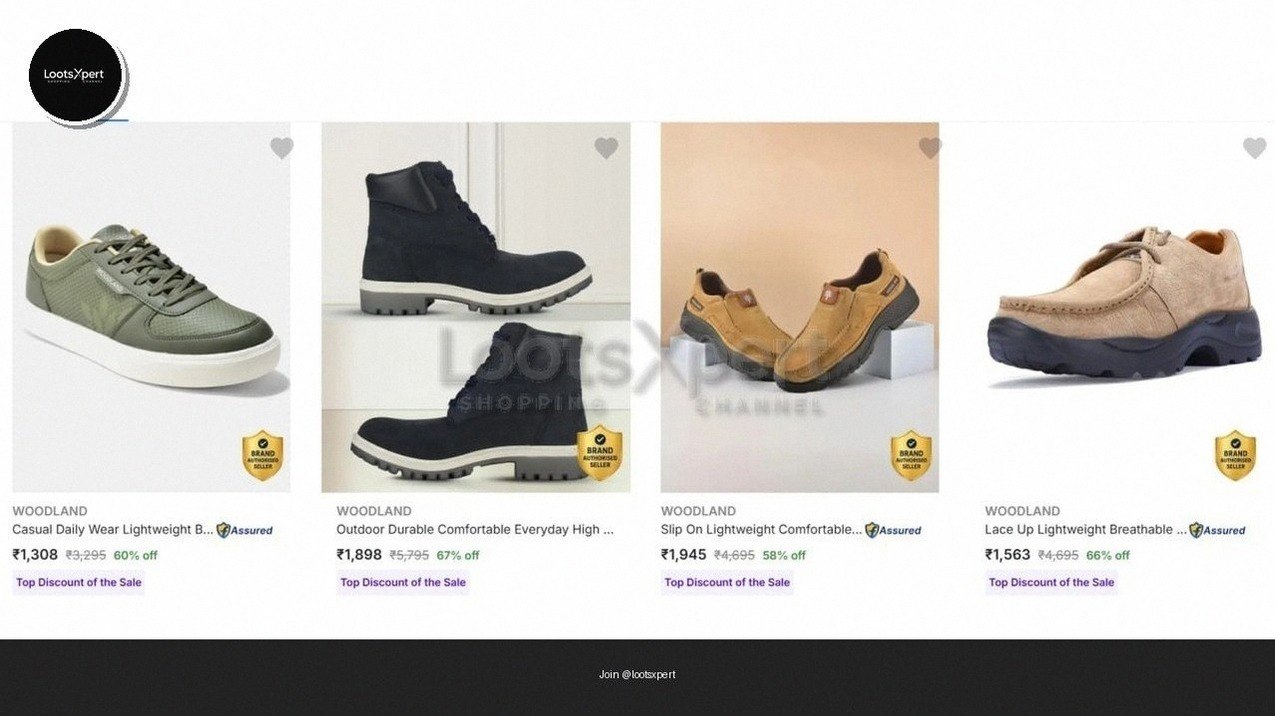 Woodland Men's Casual Shoes up to 74% OFF!