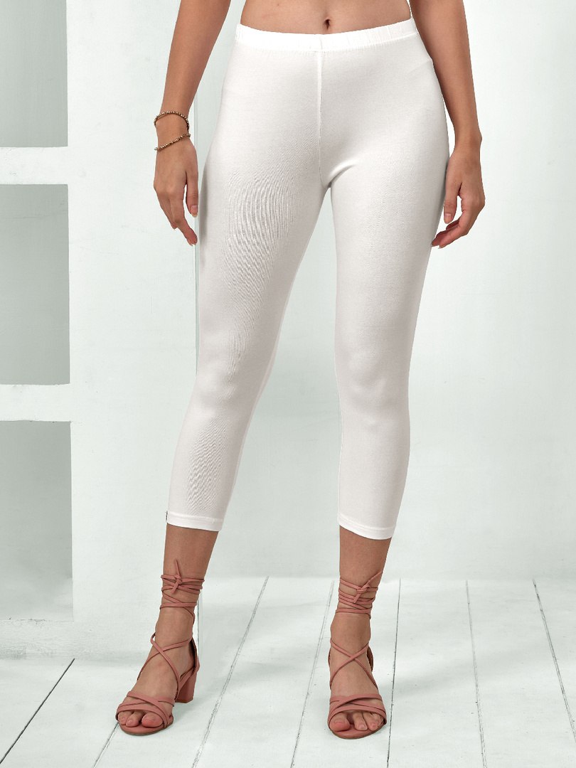 Lyra Lyra Capri Women White Capri