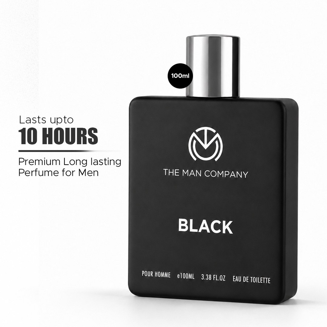 THE MAN COMPANY THE MAN COMPANY Black EDT Premium Long Lasting Perfume for men Eau de Toilette - 100 ml (For Men)