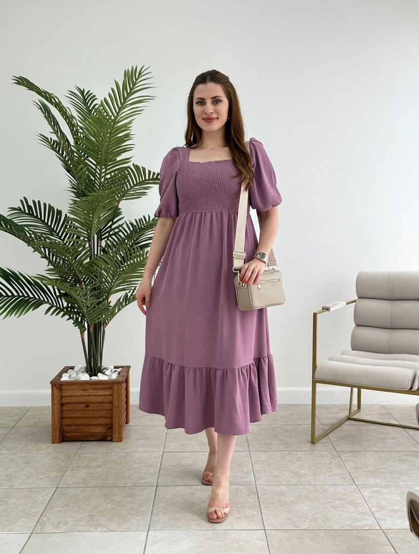 Honky Tonky Honky Tonky Women Fit and Flare Purple Midi/Calf Length Dress