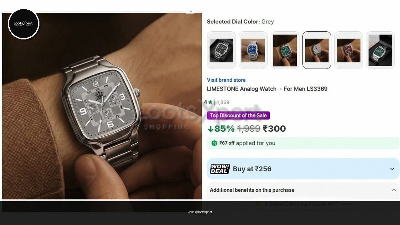 Men's Analog Watch for just ₹300