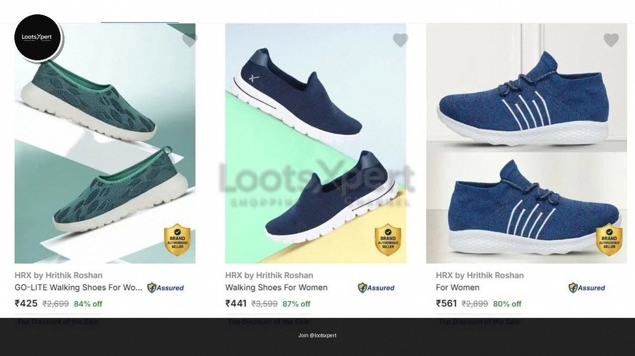 HRX Sports Shoes for Girls - Now 71% OFF!