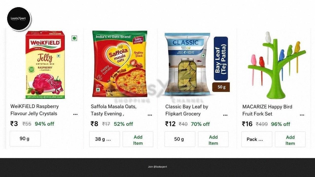 Flipkart Grocery Loot
