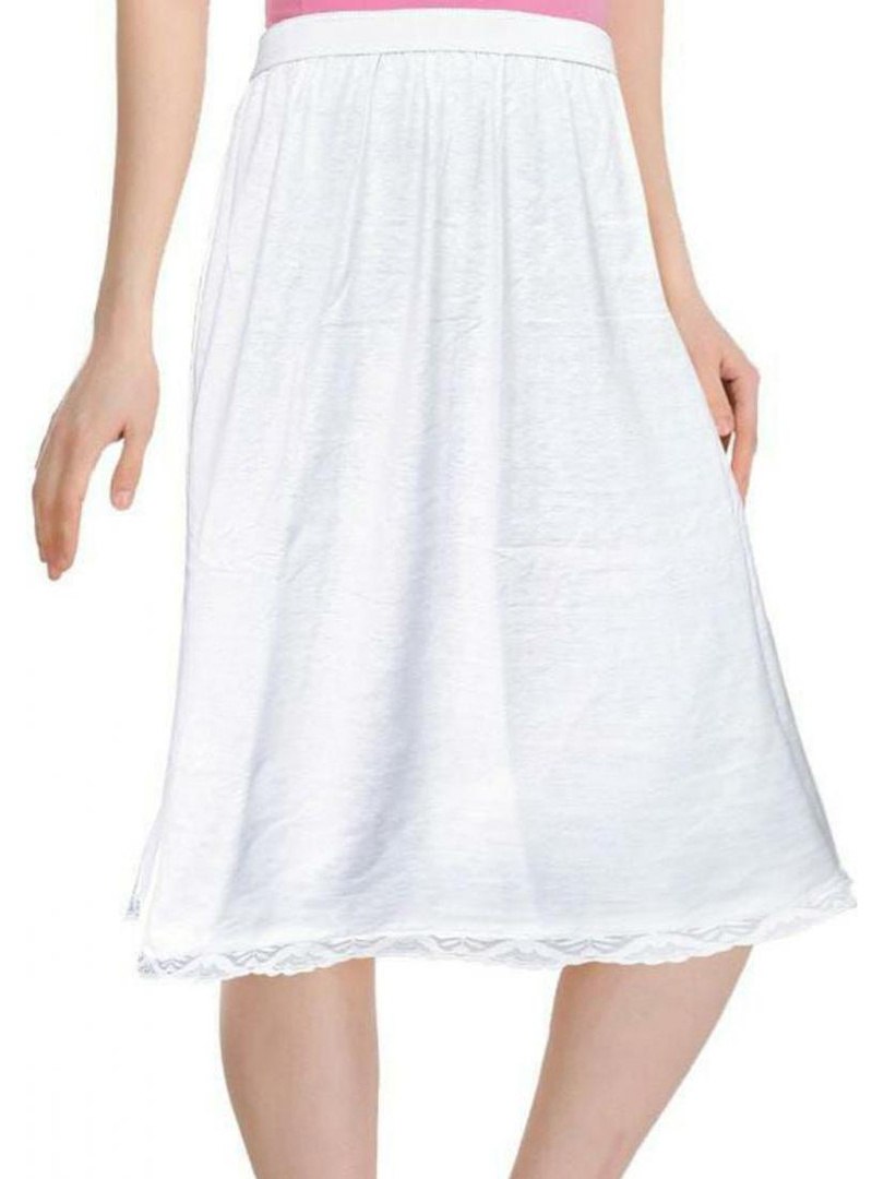 HAPPILO CREATIONS HAPPILO CREATIONS Women Solid A-line White Skirt