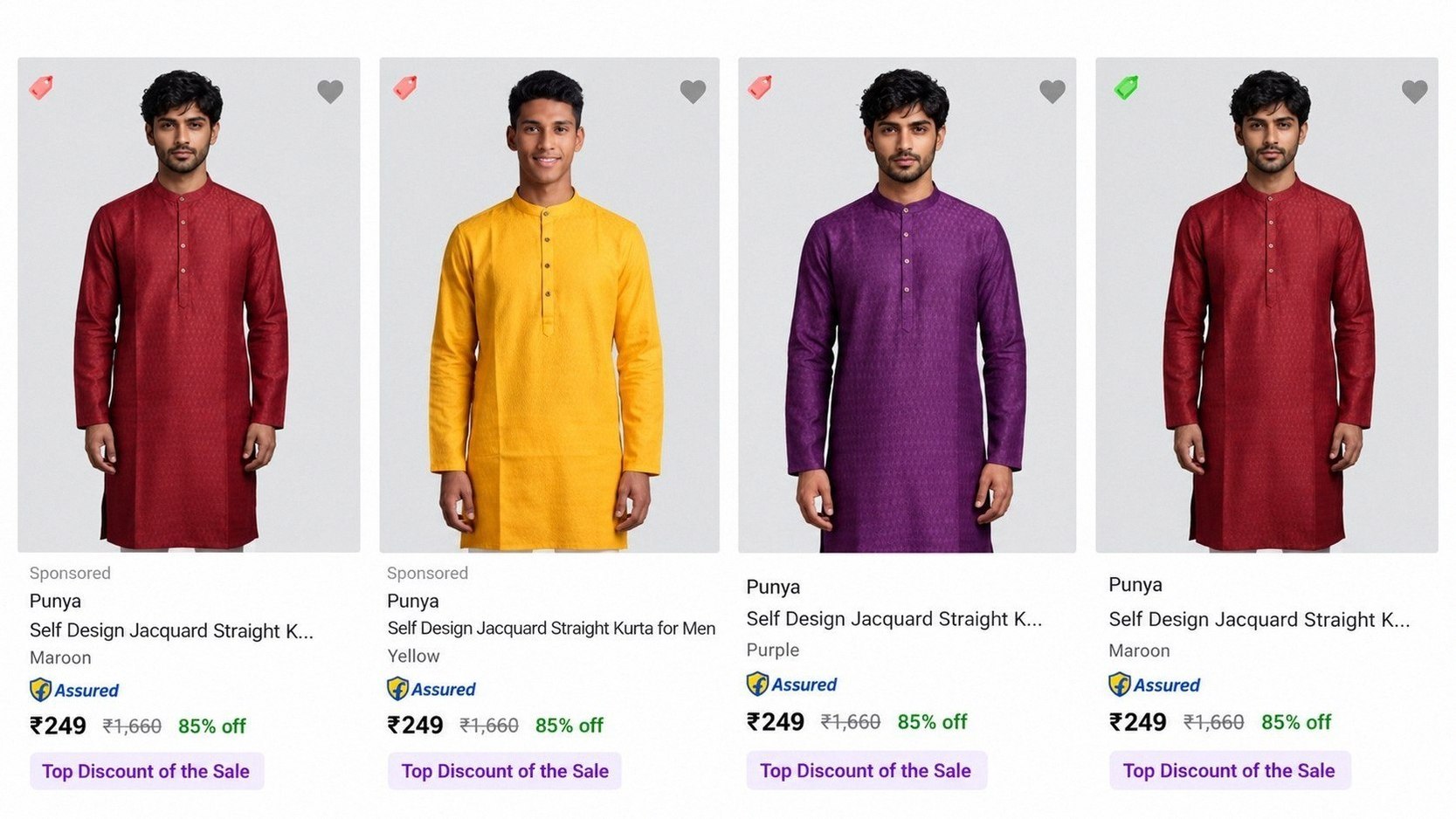 Festive Kurta @249.