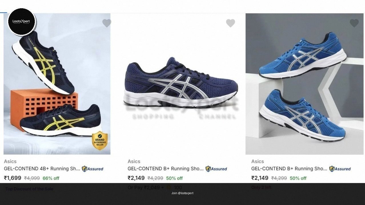 Upto 70% Off On Asics Shoes.