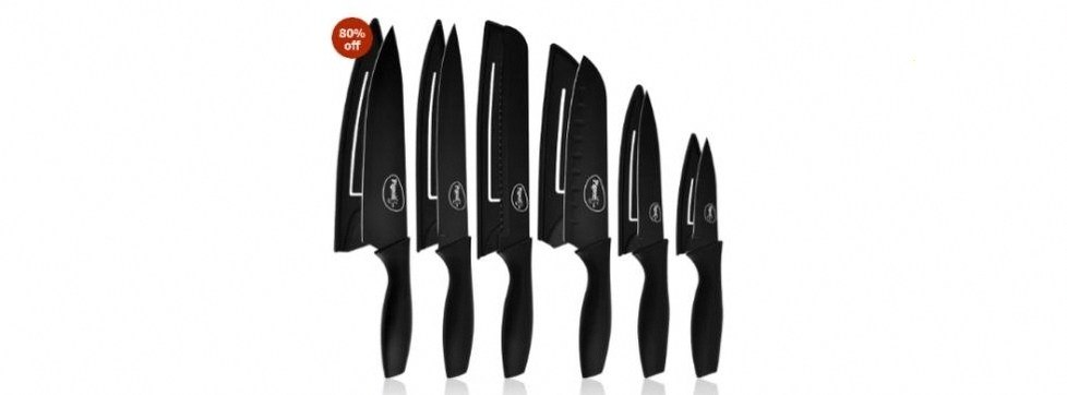 Pigeon by Stovekraft Edge Carbon Knife Set 6 Pcs
