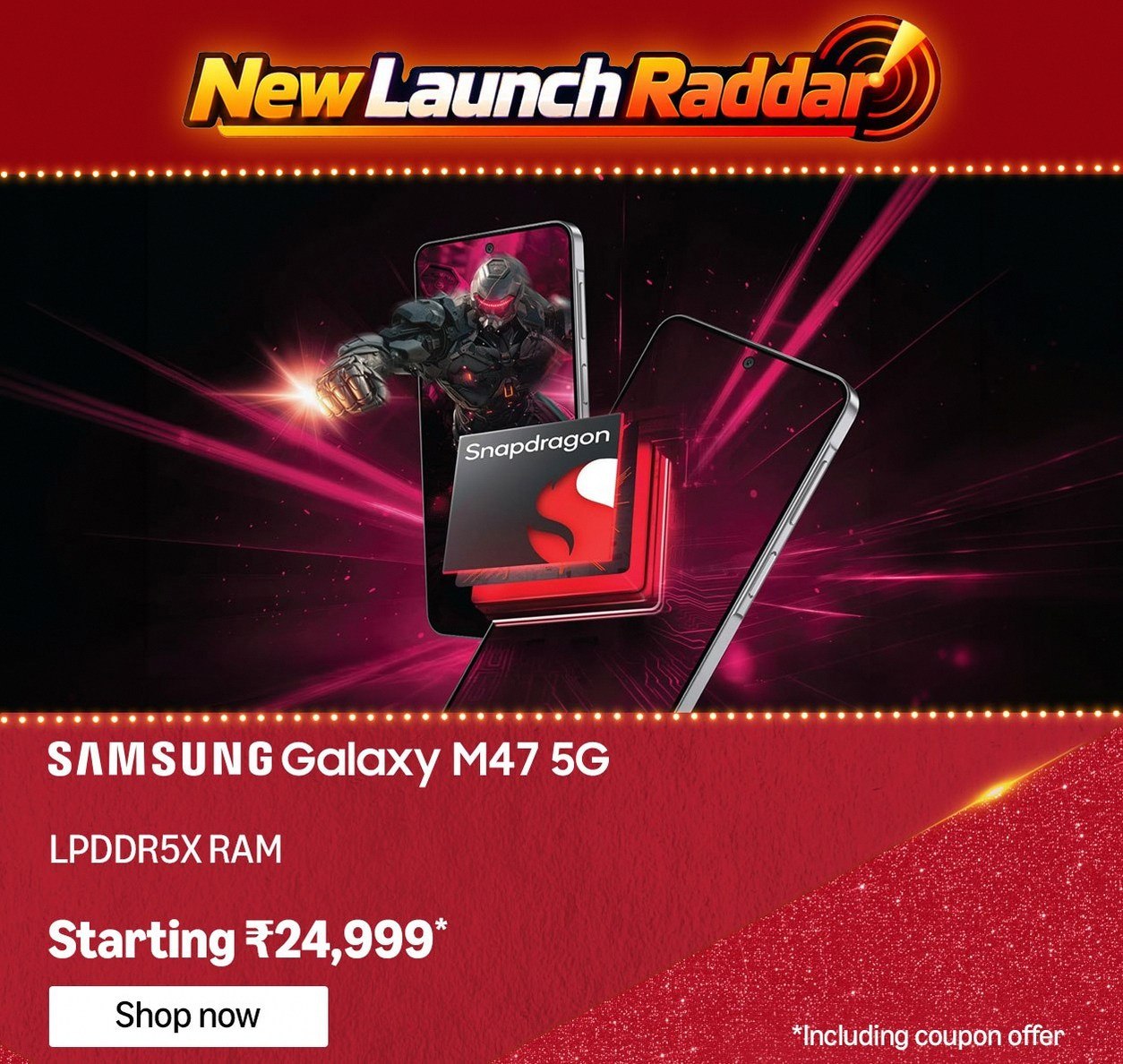 New Launch Radar Galaxy M47 5G