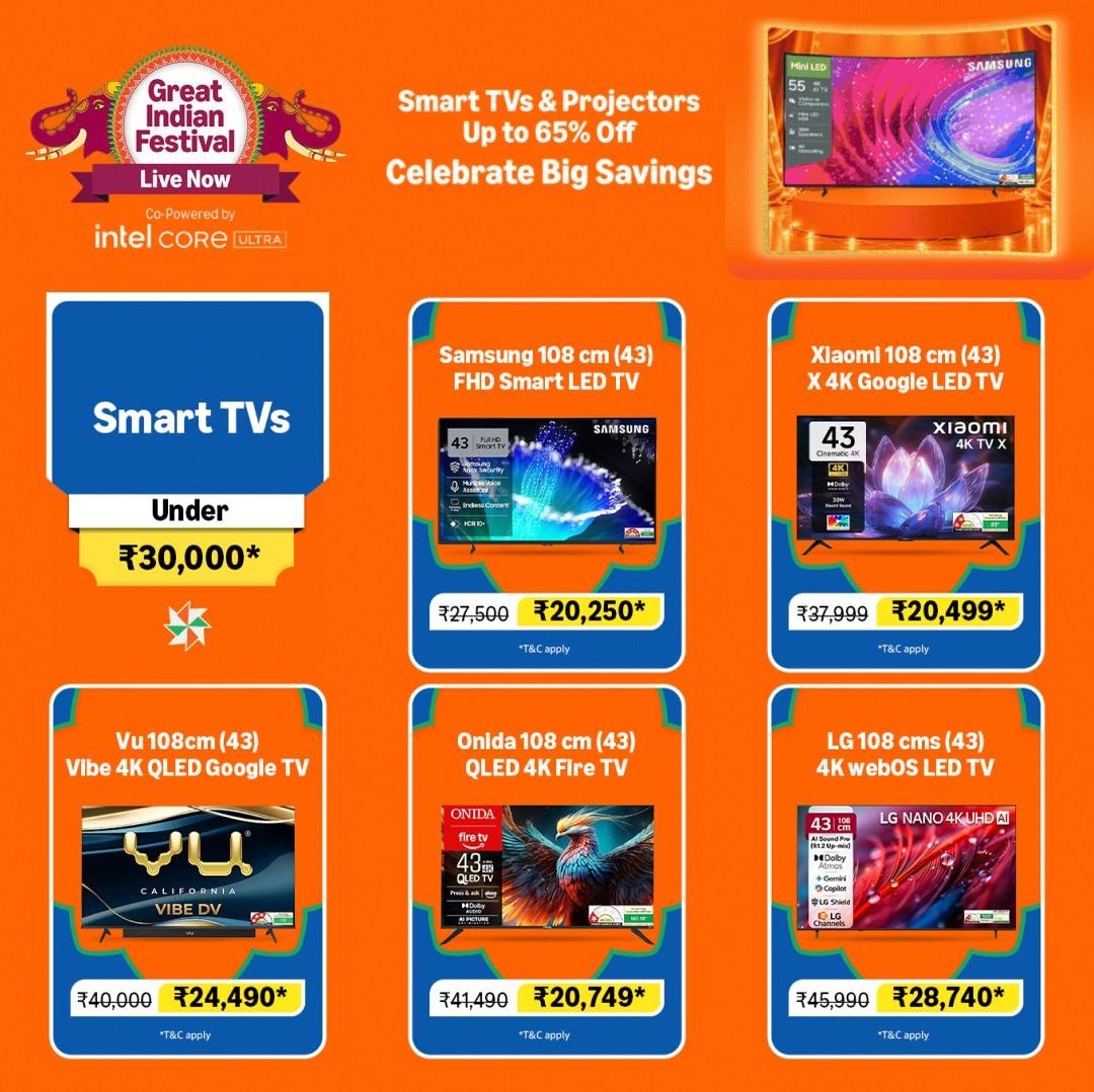 SMART TVs UNDER ₹30,000