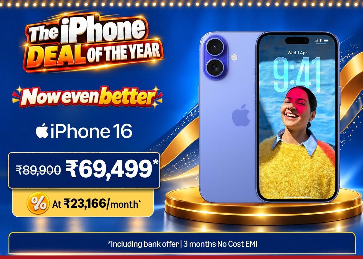 APPLE iPHONE 16 THE DEAL OF THE YEAR