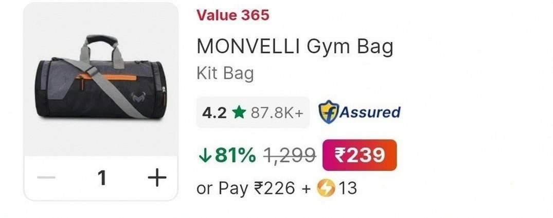 Gym Bag (Large) @239