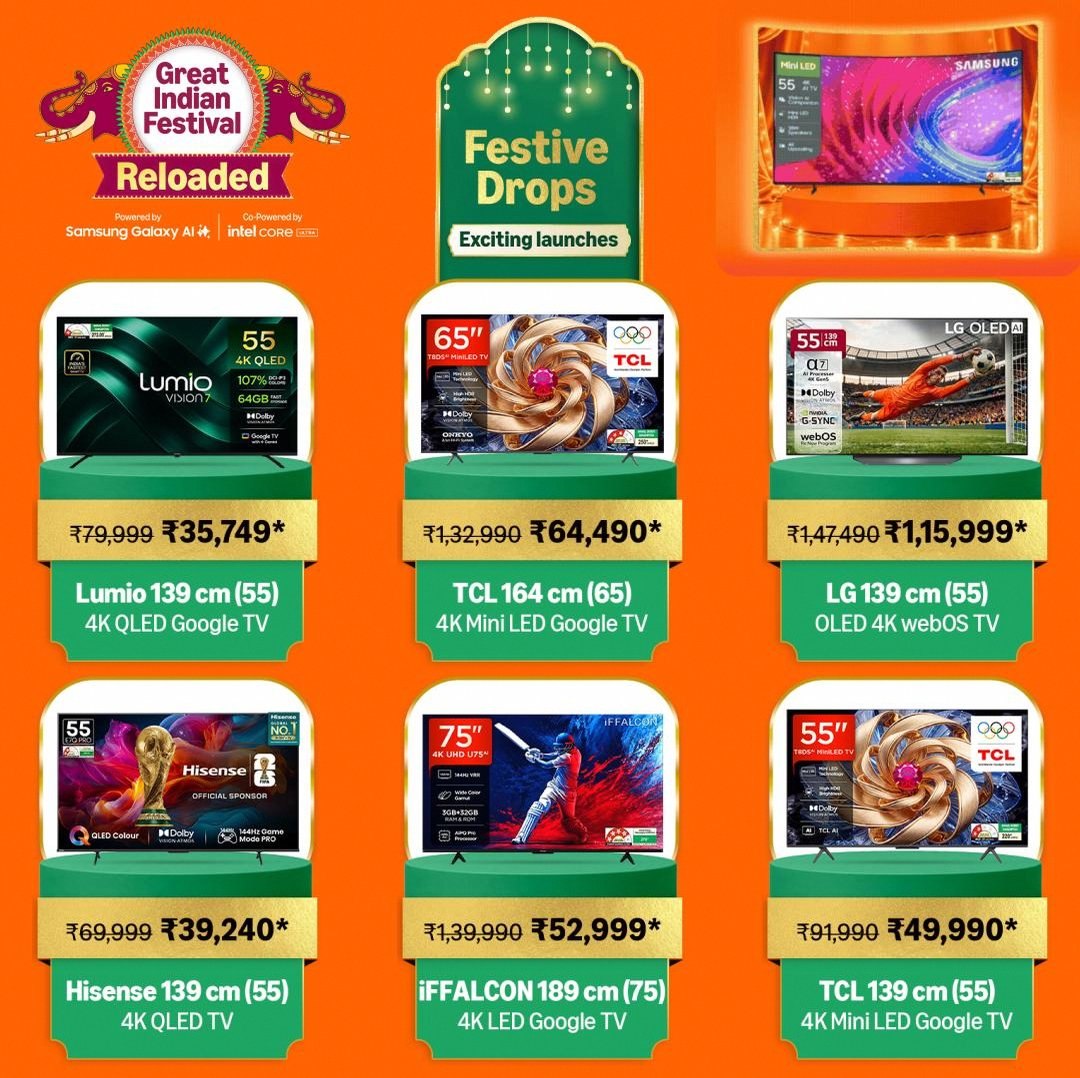 TVs FESTIVE DROPS