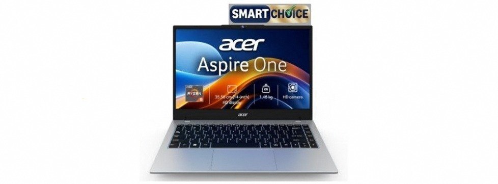 Acer Aspire One, AMD Ryzen 5-40, 8GB LPDDR5 RAM/ 256GB SSD