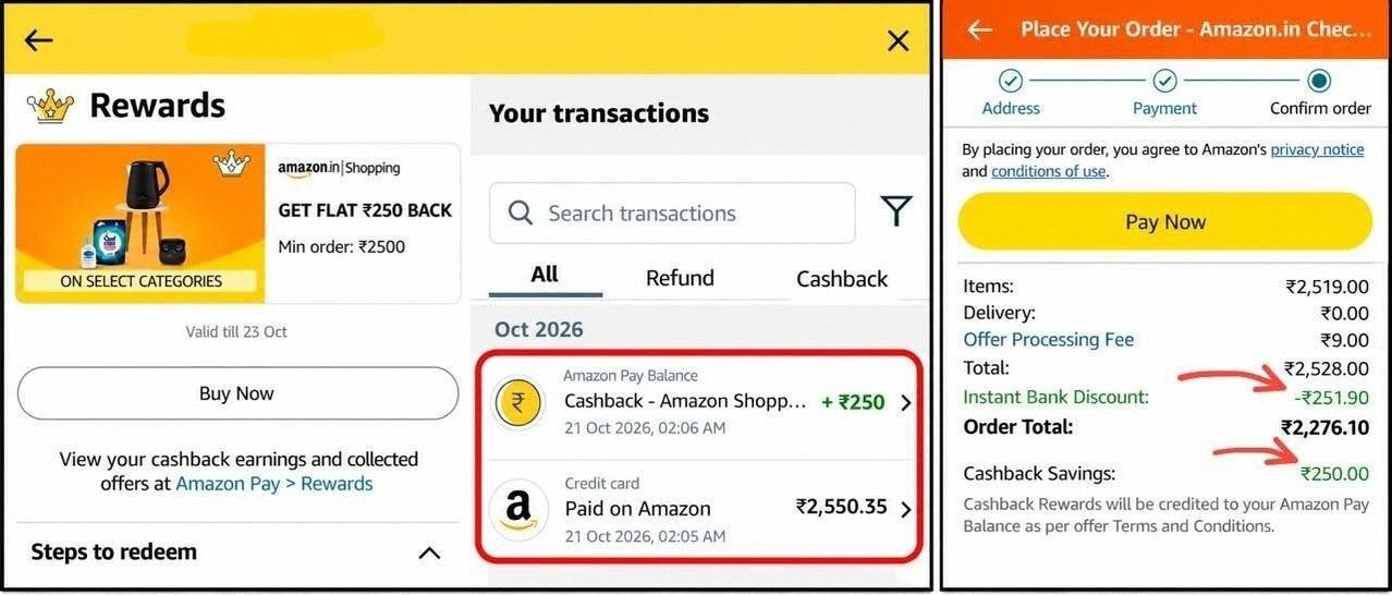 Double Discount: ₹500 Off On ₹2,500