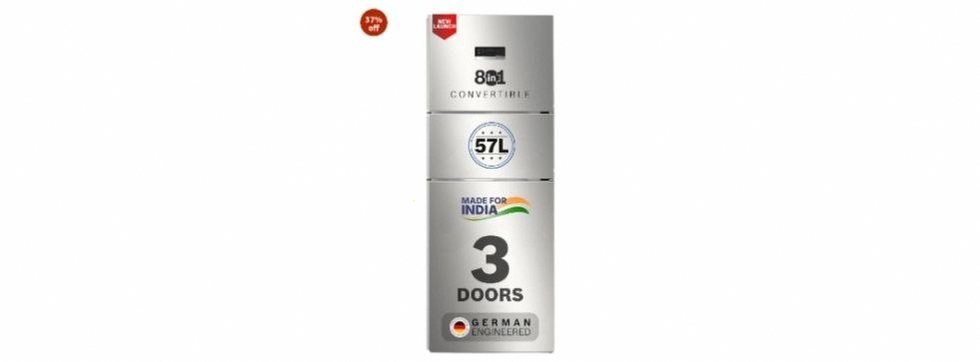Bosch 302L, 8-in-1 Convertible Triple Door Refrigerator