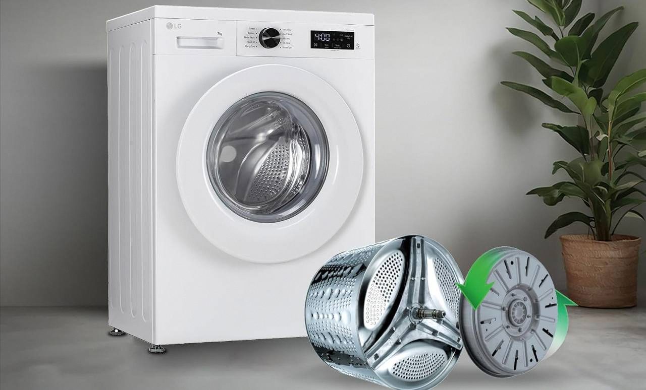 LG Smart Choice, 7 Kg, 5 Star, Steam, Inverter Direct Drive Technology, 6 Motion DD