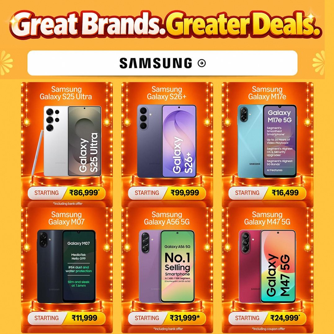 Samsung Great Brands, Greater Deals