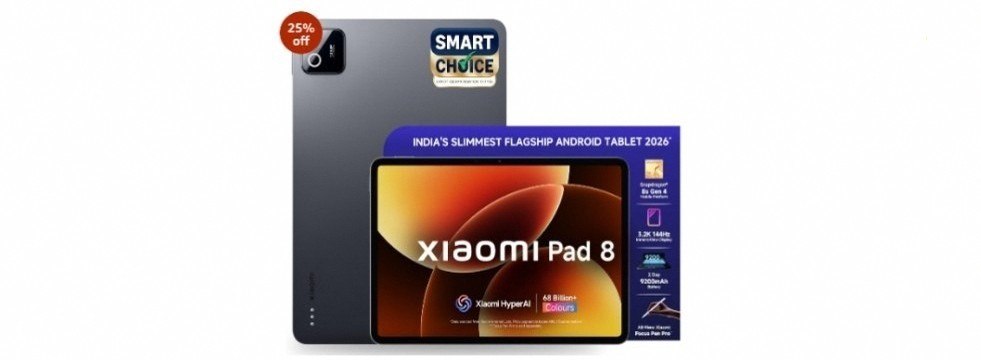 XIAOMI Pad 8, 11.2 -inch (28.44 CM), LCD 3.2K, 8GB RAM, 128GB ROM, Wi-Fi, Quad Speakers Dolby Atmos, Supports Focus Pen Pro, Graphite Grey, 