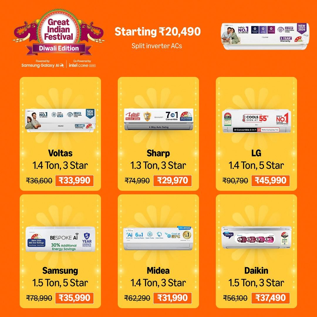 Air Conditioners Bestselling Split Inverters