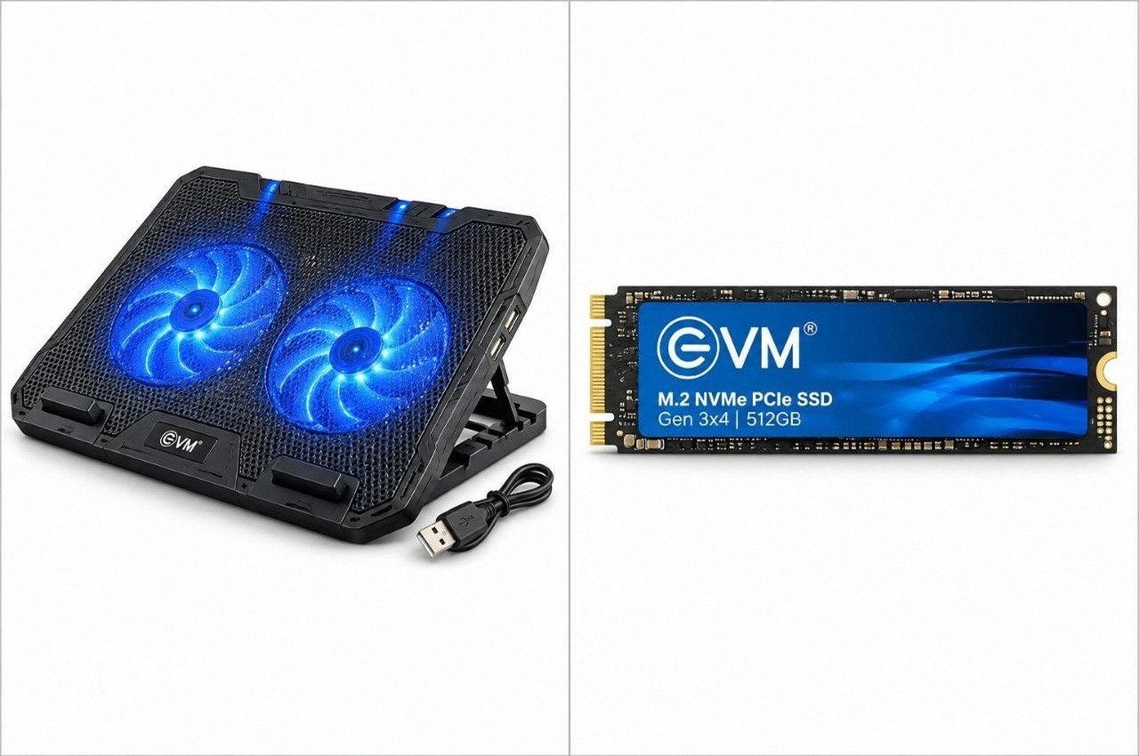 Grab: Upto 70% OFF on EVM Laptop Accessories