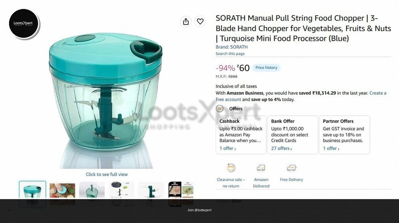 Kids' chopper for Just ₹60!
