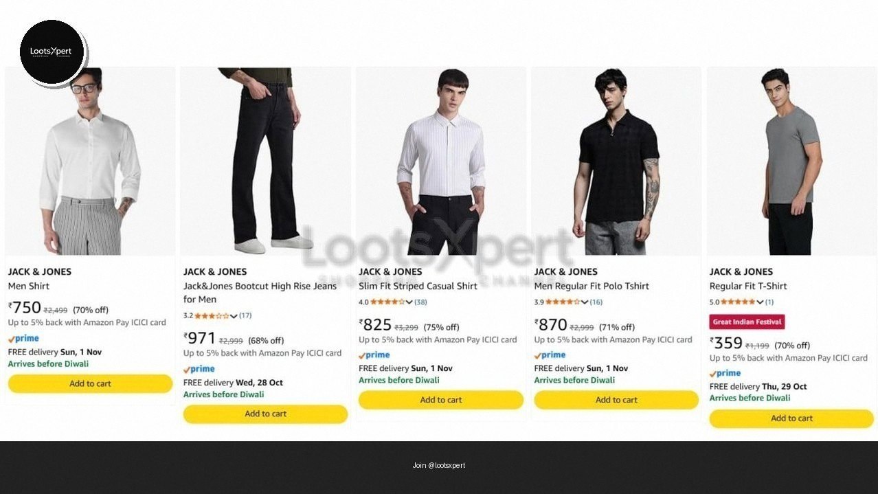 Huge 70-83% Off on Jack & Jones Clothes!