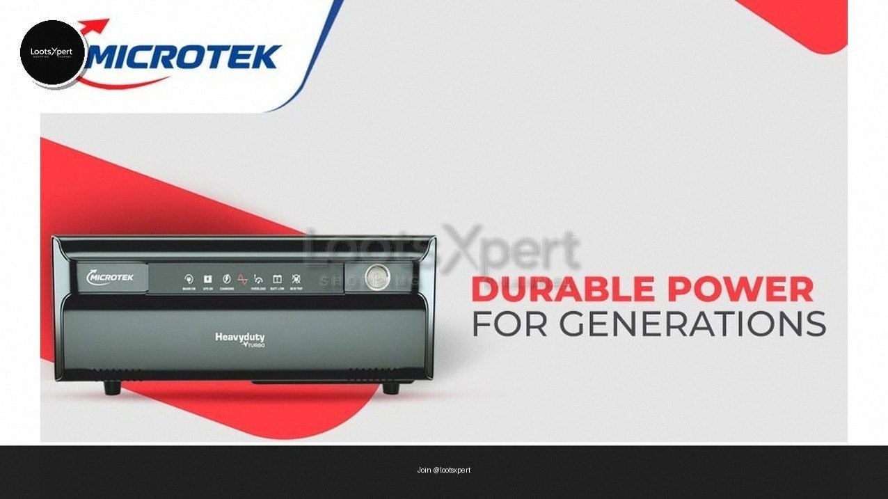 Microtek vTurbo New 2000 24V 1650VA/1320W Digital Wave UPS now at ₹7190