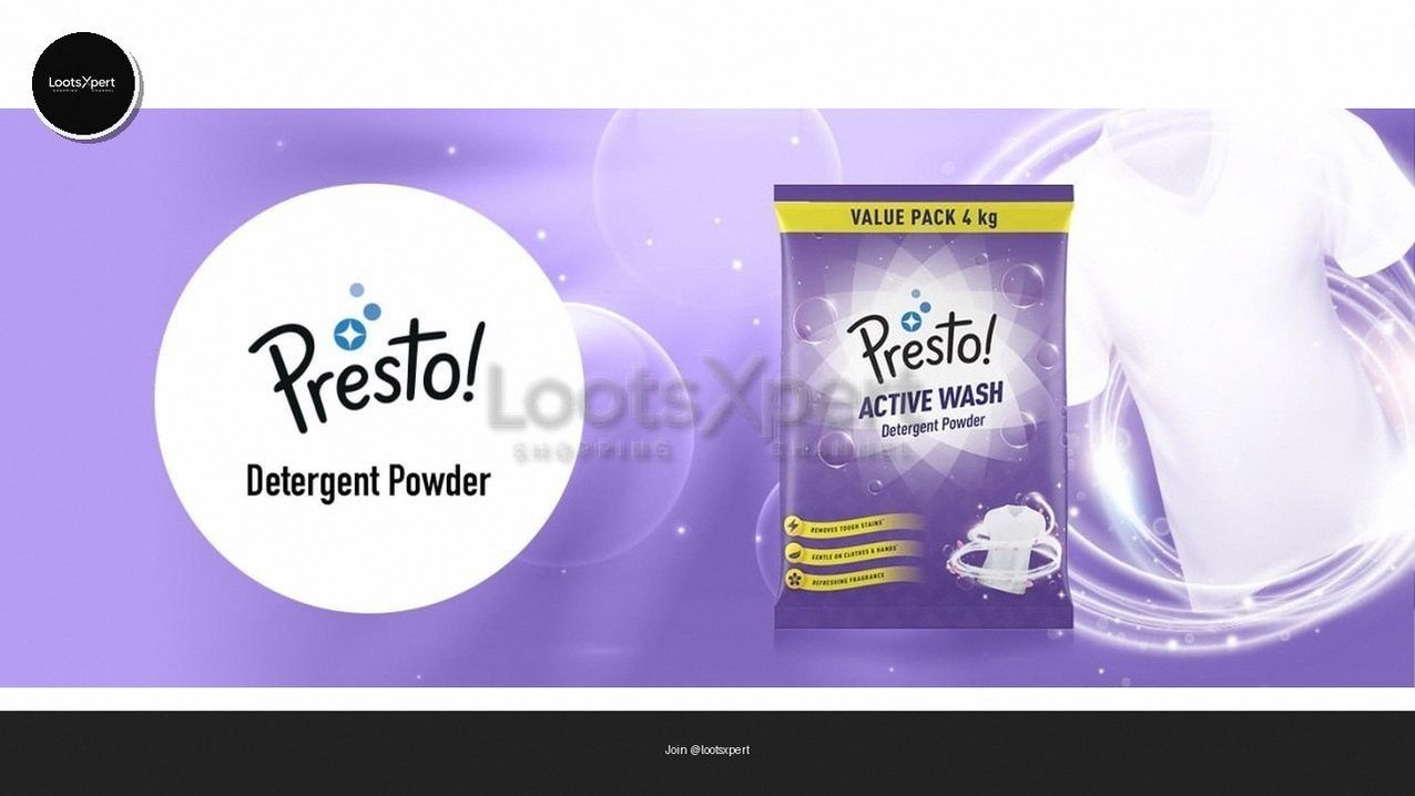 Presto! 8Kg Detergent just ₹349
