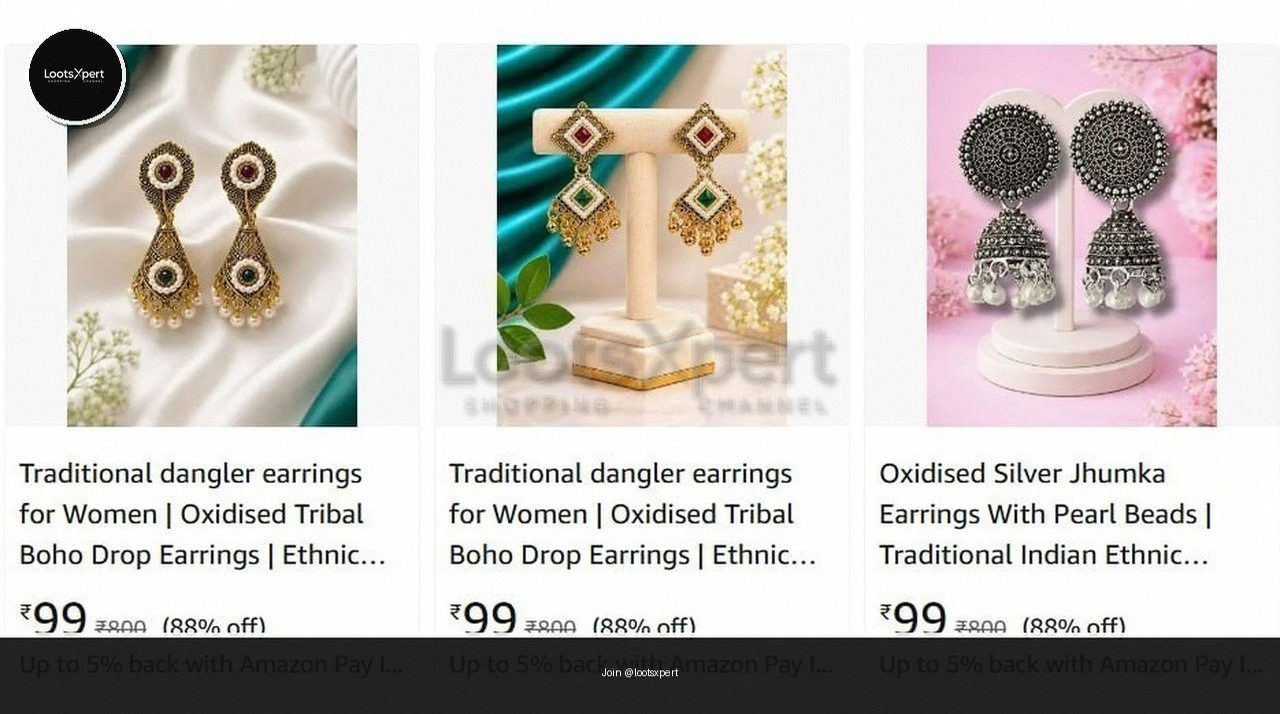 Cute Earrings for just ₹99!