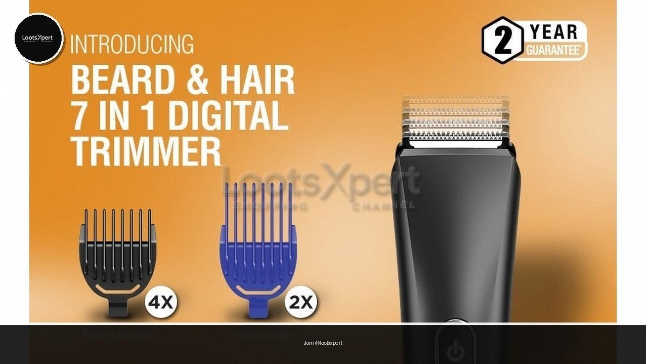 Havells 7-in-1 Beard & Hair Trimmer For just ₹599