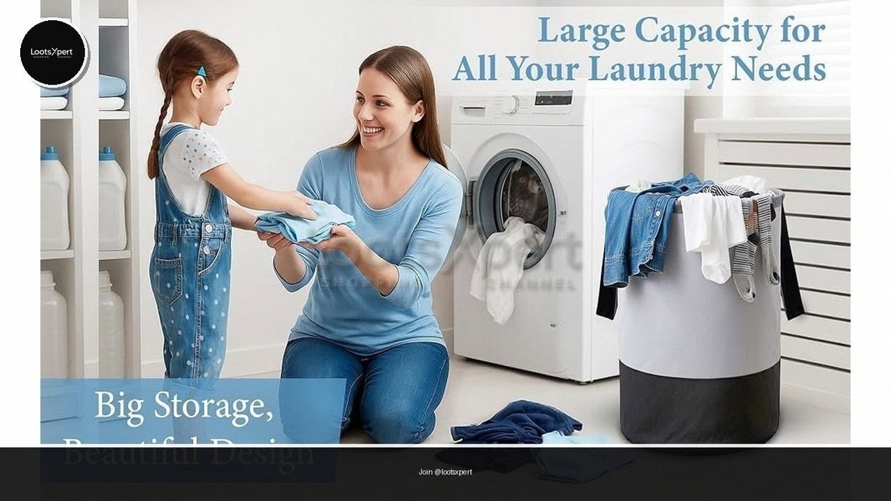 Strong and roomy laundry bag for just ₹130