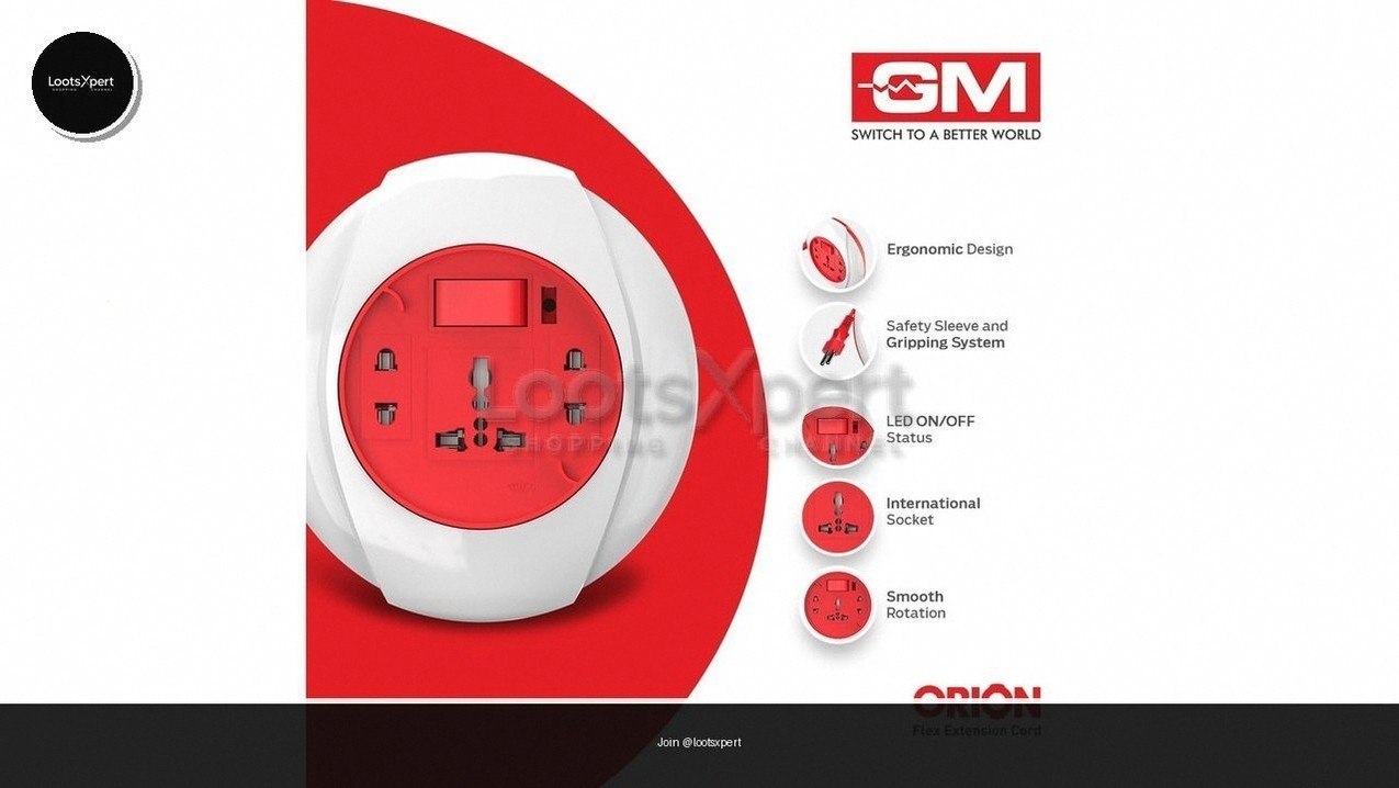 GM 2 Pin Extension Cord now just ₹199!