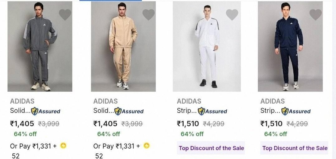 Grab Adidas Tracksuits @ 64% Off