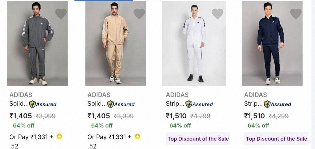 GRAB - ADIDAS Tracksuits @ 64% OFF