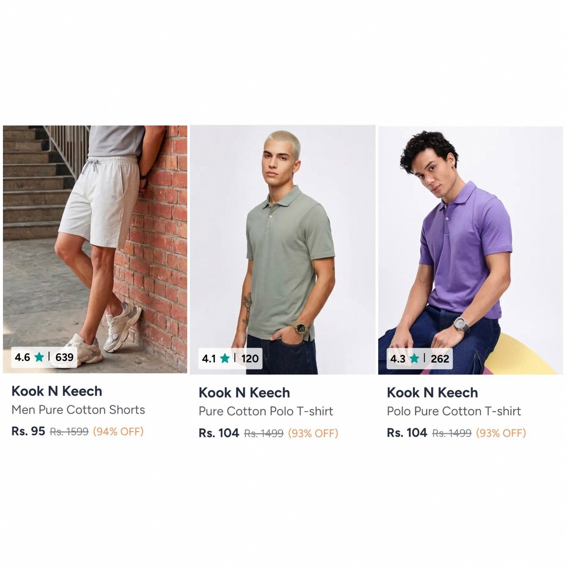 Myntra LOOT : Kook N Keech Clothing From ₹95