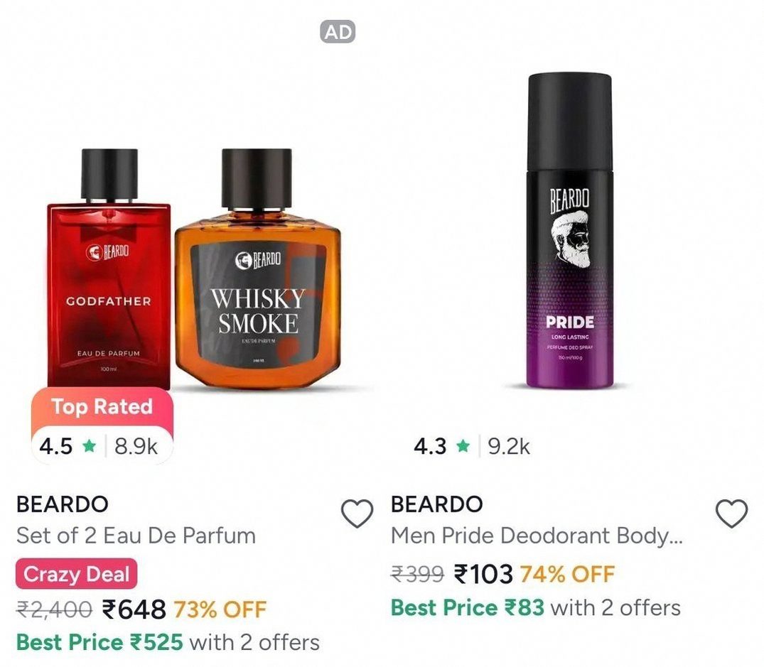 Myntra | Beardo perfumes at Upto 74% off