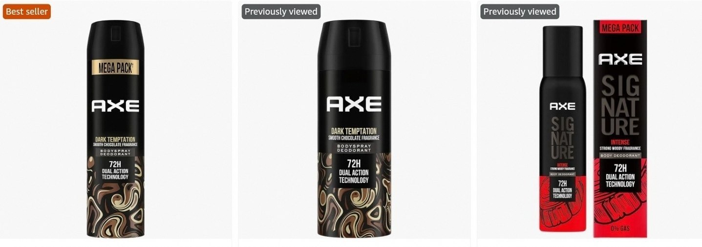 AXE Deodorants From ₹75
