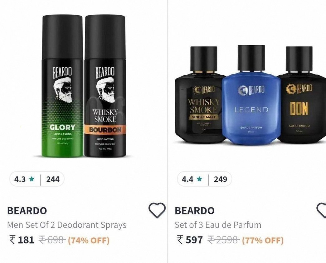 Myntra | Beardo Perfumes at Upto 77% off