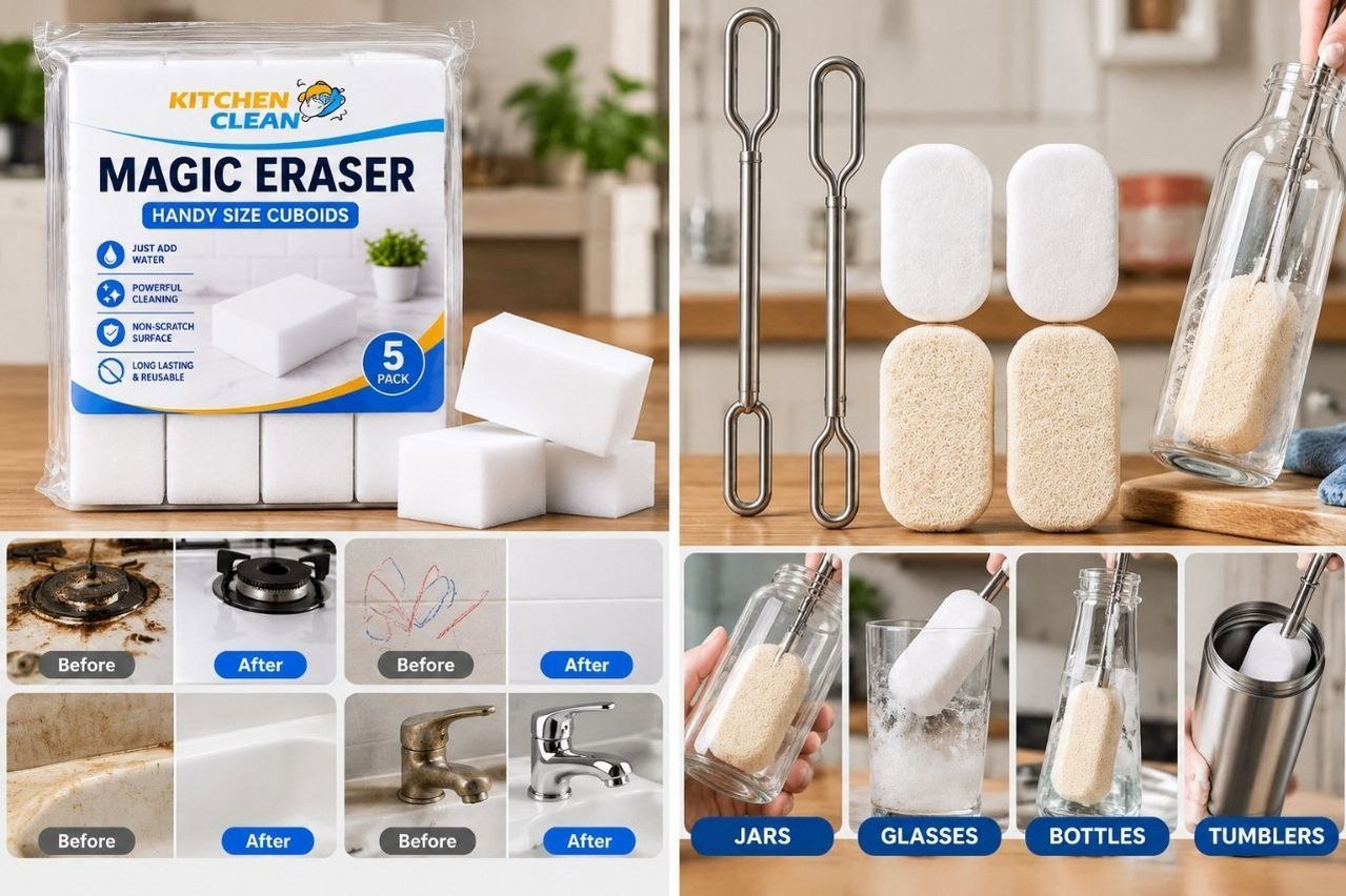 Amazon: Upto 60% Off on Kitchen Clean Cleaning Sponges