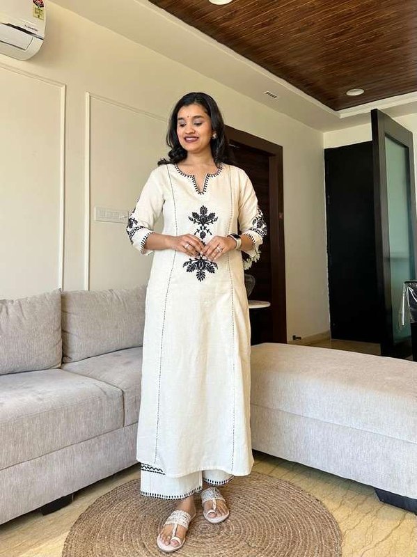 ELEPANTS Women Kurti Palazzo Set