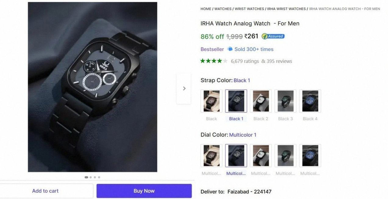 IRHA Watch Analog Watch - @ ₹232