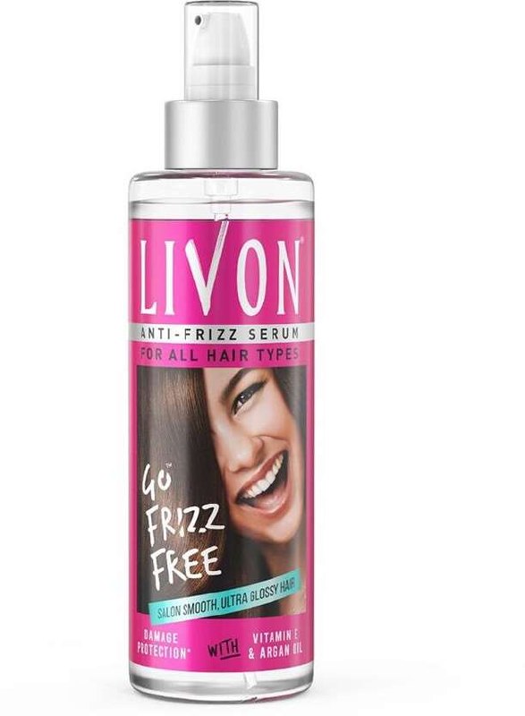LIVON Hair Serum,For Dry & Frizzy Hair, Provides shine, smoothness & damage prot...