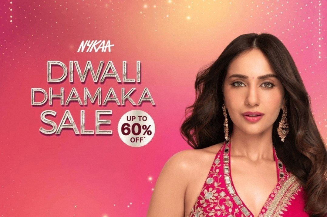 Nykaa: Diwali Dhamaka Sale Live Upto 60% Off