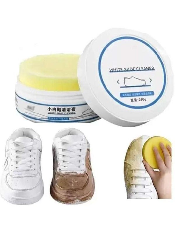 Yancorp Perfect for dress shoes, boots, and leather Sports Shoe Cream (White)