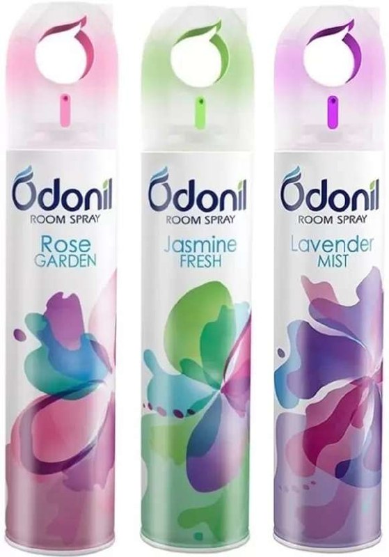 Odonil Jasmine, Rose, Lavender Car Freshener Blocks Room Freshner (Rose + Jasmin...