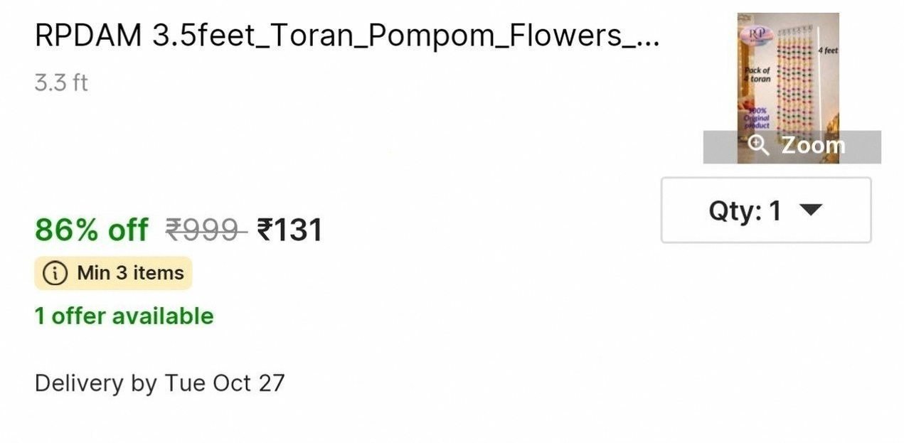 Meesho deal at ₹131
