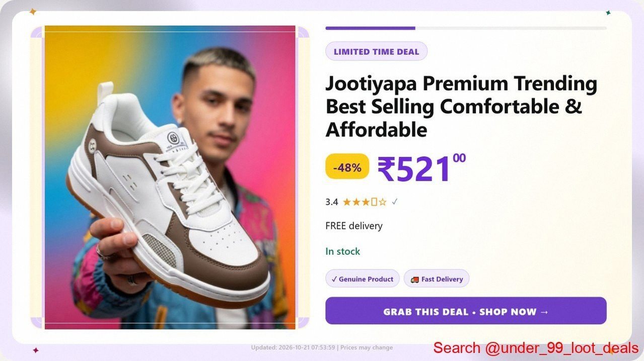 Jootiyapa Gen Z Shoes @ ₹521