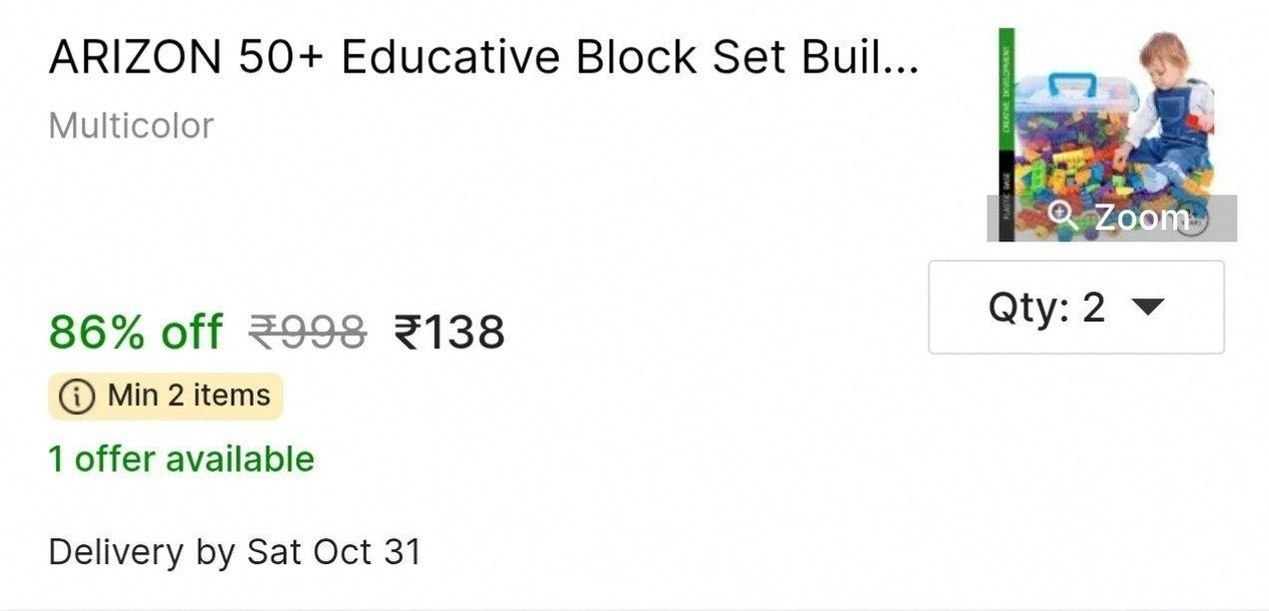 Meesho deal at ₹138
