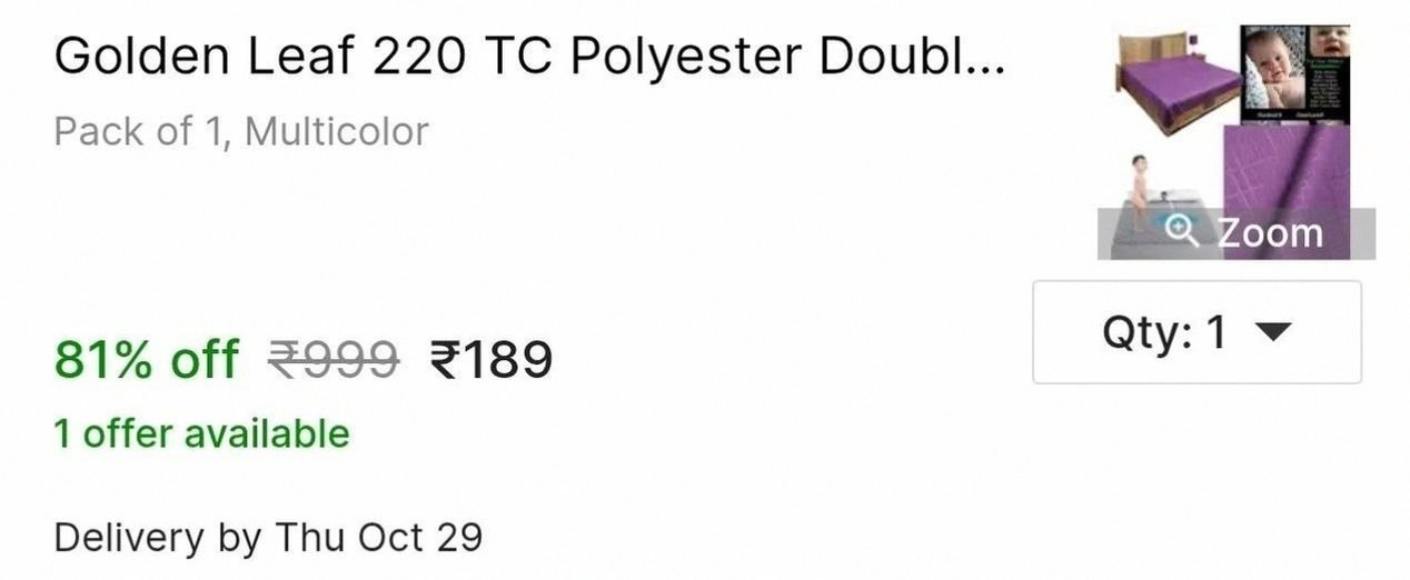 Meesho deal at ₹189