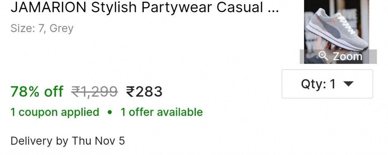 Meesho deal at ₹283